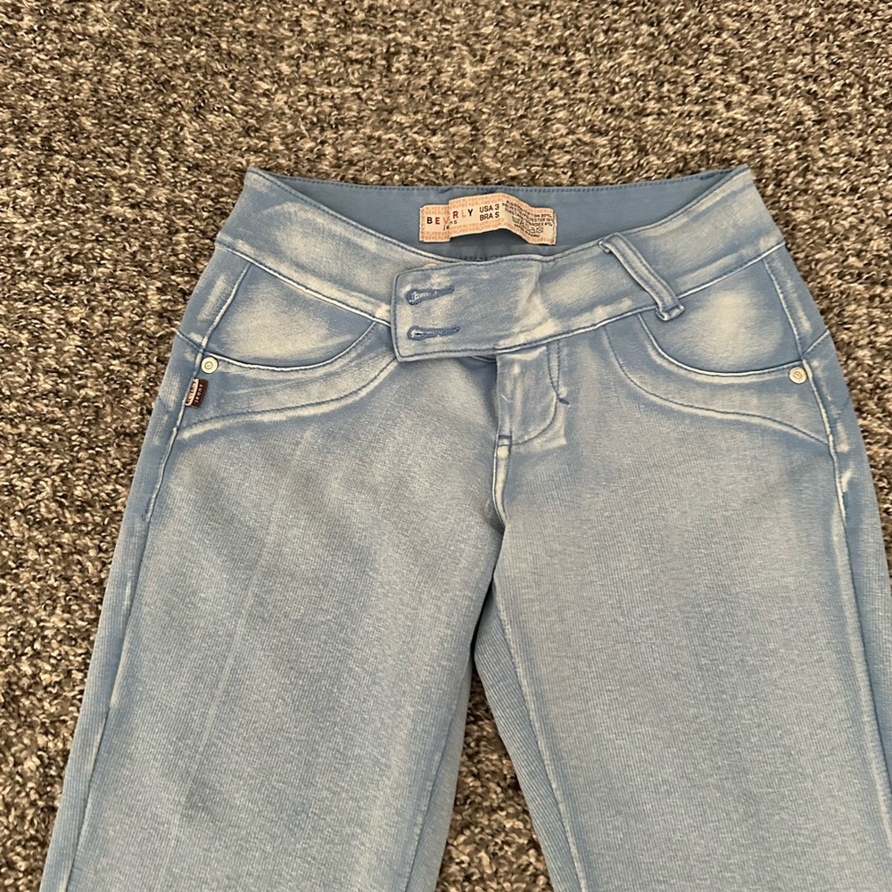 Beverly Light Blue Women's Brazilian Jeggings